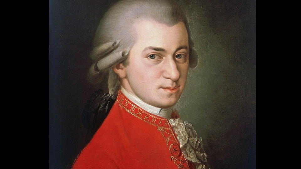 Peinture de Wolfgang Amadeus Mozart