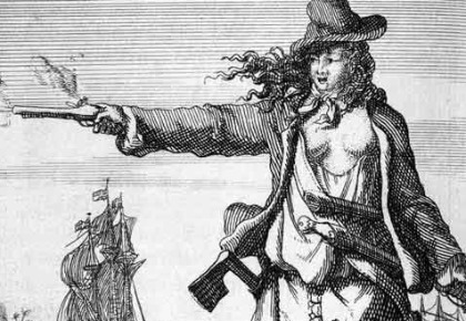 Illustration d'une femme pirate