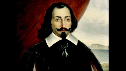 Portrait (non authentique) de Samuel de Champlain (l'existence d'aucun portrait authentique de lui n'est connue).