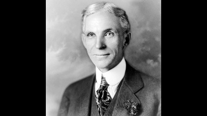 Un portrait de Henry Ford effectué en 1919.