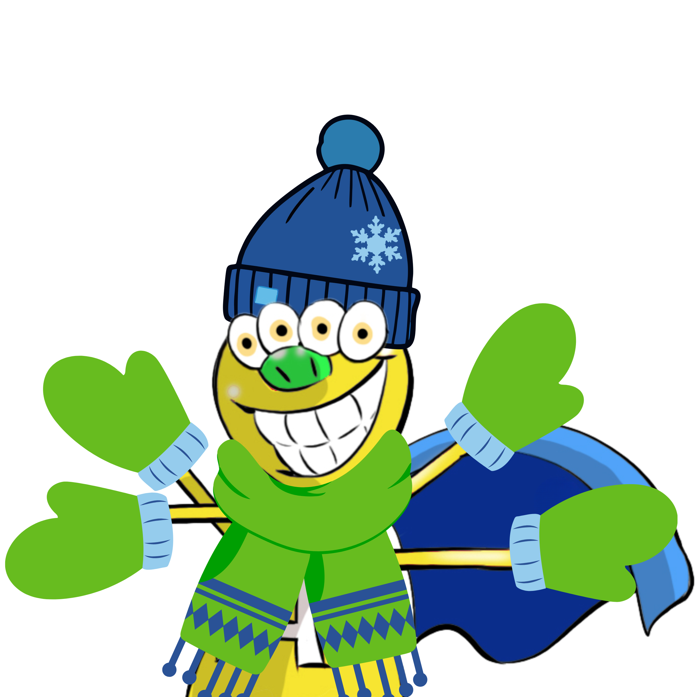 Personnage des As de l'info jaune