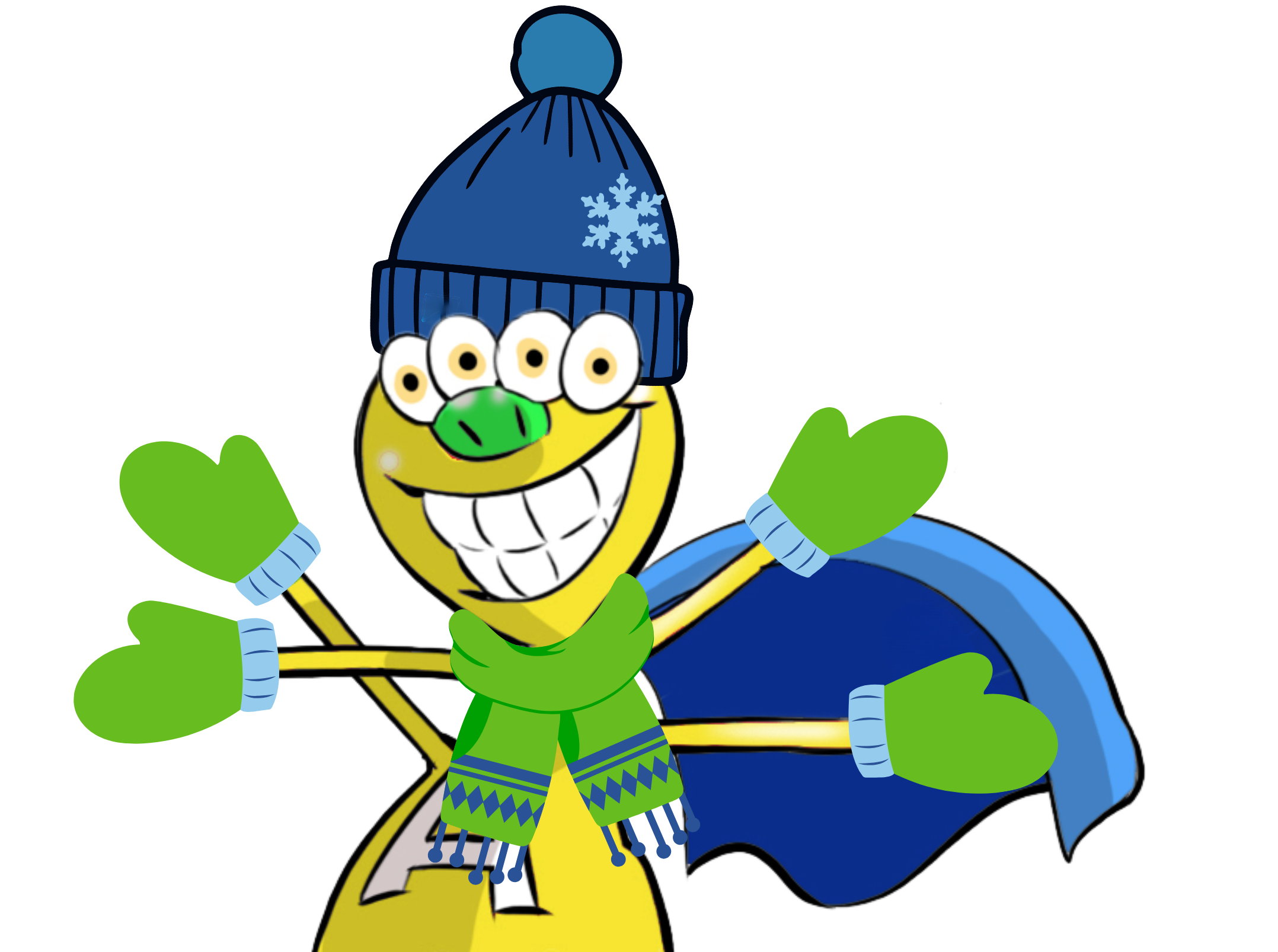 Personnage des As de l'info jaune