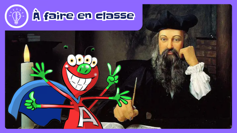 Nostradamus et la bibitte, mascotte des As de l’info