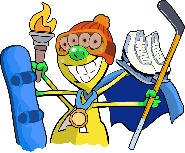 Personnage des As de l'info jaune