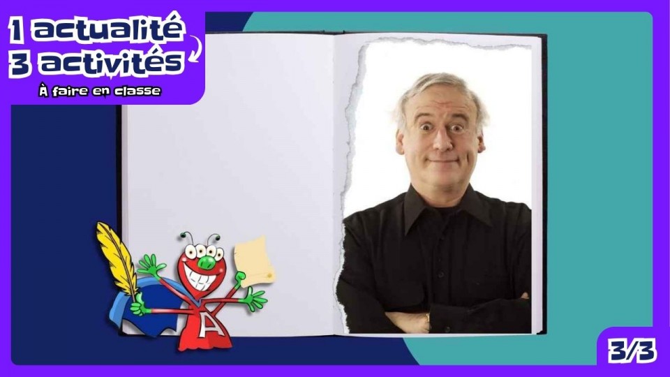 On voit Robert Munsch avec un grand sourire