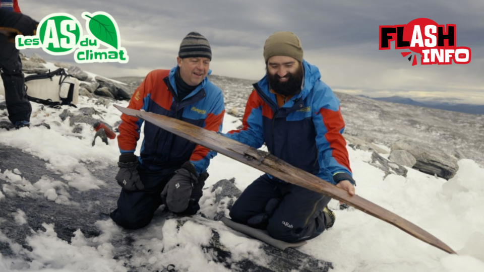 En 2014, ces archéologues norvégiens ont trouvé un ski préhistorique dans la glace!
