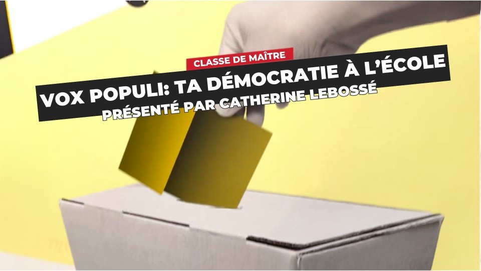 Une main qui dépose un bulletin de vote dans une urne
