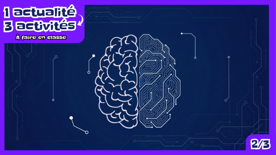 Un cerveau dont la moitié est humaine et l’autre semble avoir des connexions électroniques